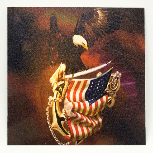 Infused KYDEX® Sheet - Eagle on Flag