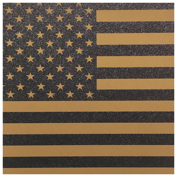 Infused KYDEX® Sheet - USA Black and Coyote